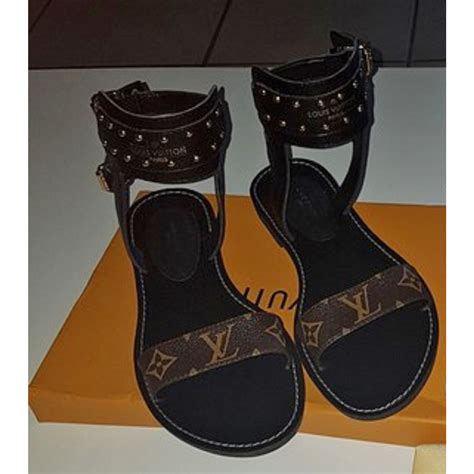 louis vuitton brown sandals|Louis Vuitton sandals price list.